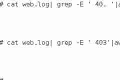 用Linux分析日志查看产生大量404的IP