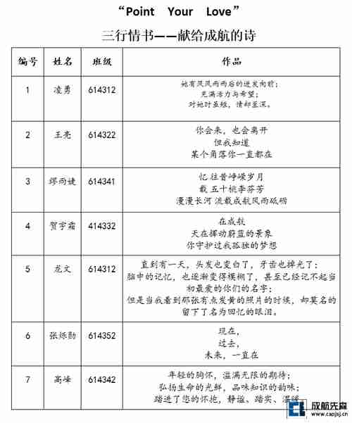 三行情书参赛作品 -2